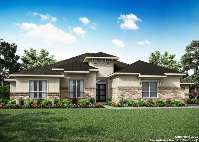 New construction Single-Family house 5119 Everly Terrace, San Antonio, TX 78263 Pedernales B- photo