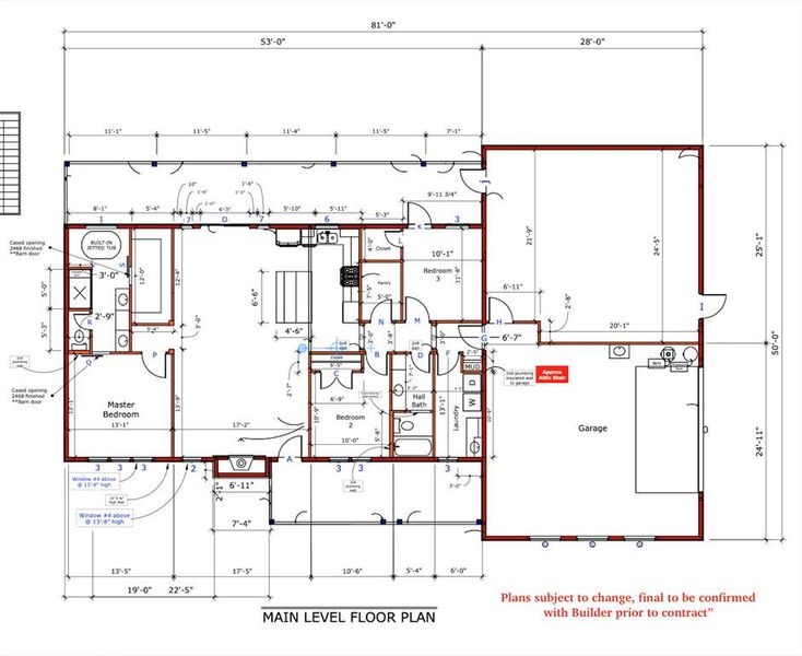 Floor plan may be flipped