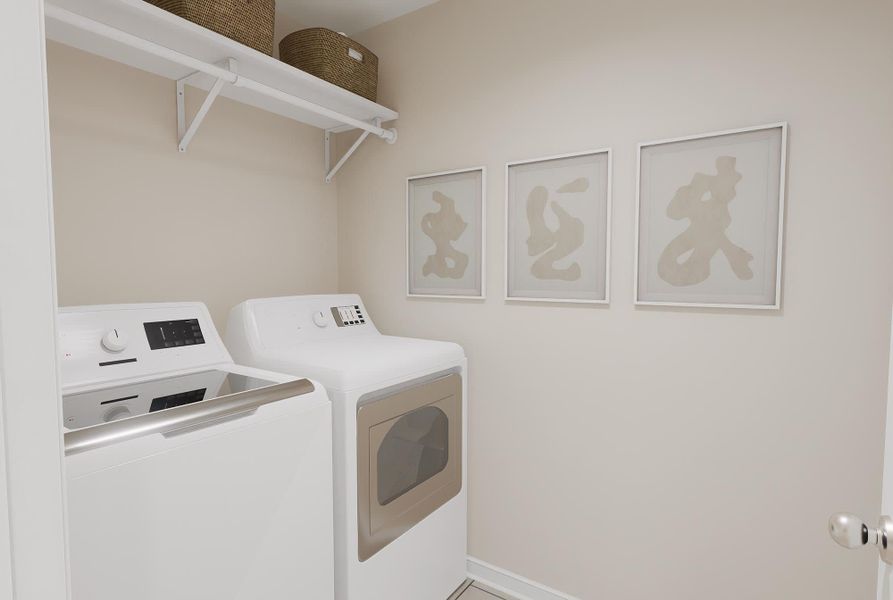 Laundry Room - Acadia - Pintail Commons at Johnstown Village by Landsea Homes