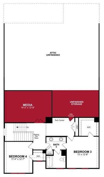 Beazer Homes Goodland Laredo Floorplan.