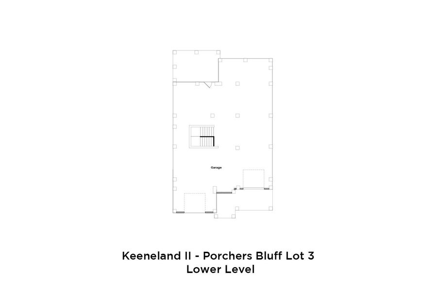 Homesite #3 Lower Level Keeneland II Plan