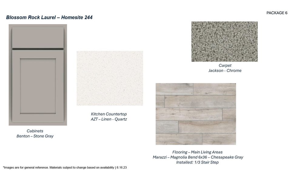 Homesite 244 Design Selections