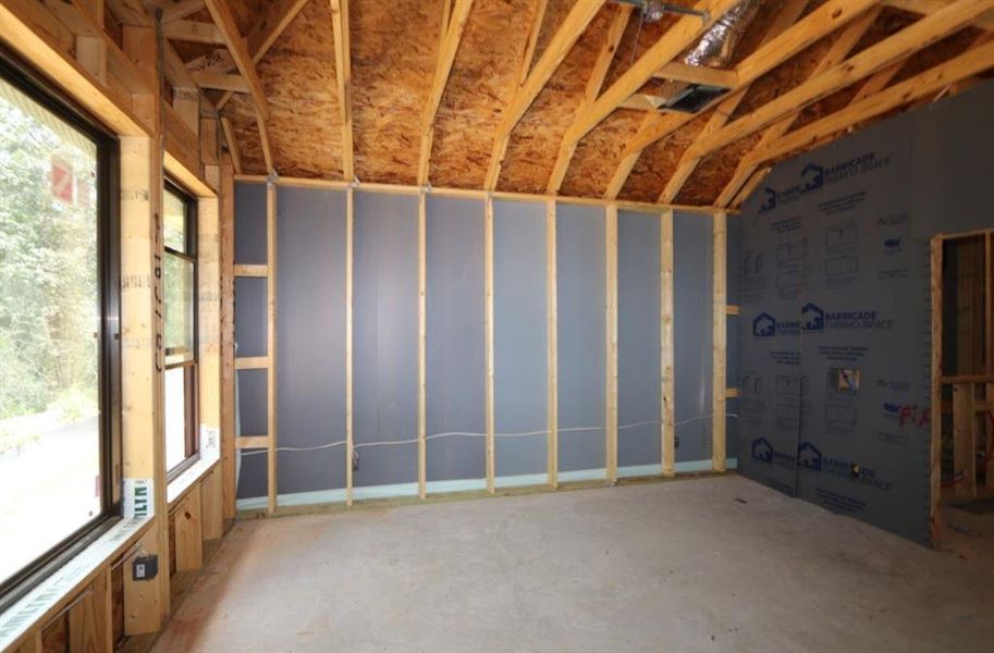 FRAME: Let us show you how our advanced framing techniques have stood the test of time and allow more insulation for a quieter and more energy efficient home.