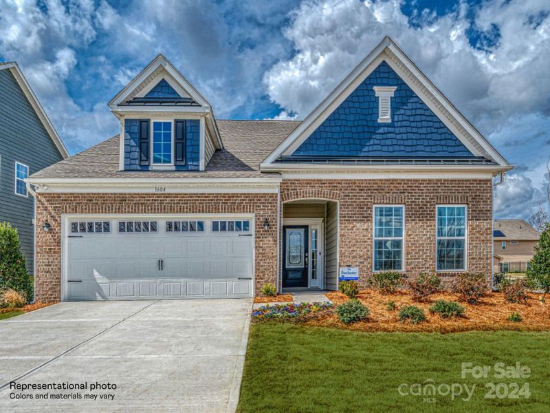 Representational Photo of the exterior elevation of the home. Color and style variances may exist between the actual home and representational photo.