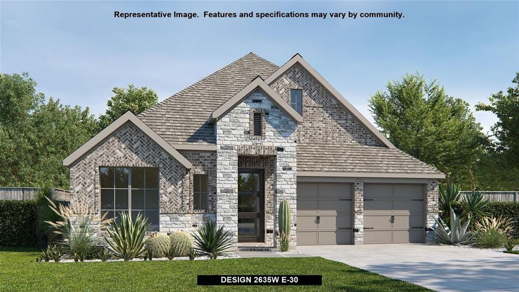 New construction Single-Family house Design 2635W, 415 Coyote Creek Way, Kyle, TX 78640 - photo