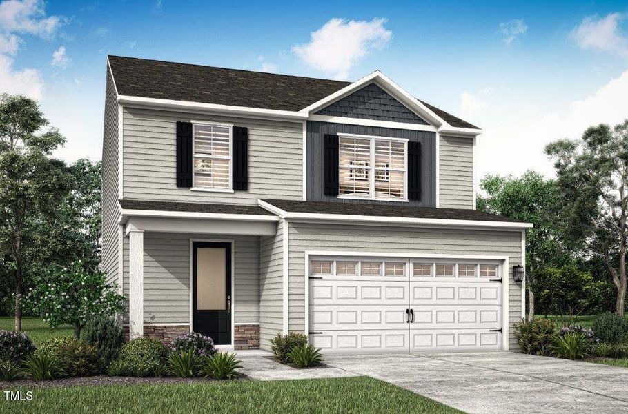 New construction Single-Family house 100 Symmetry Loop, Youngsville, NC 27596 - photo