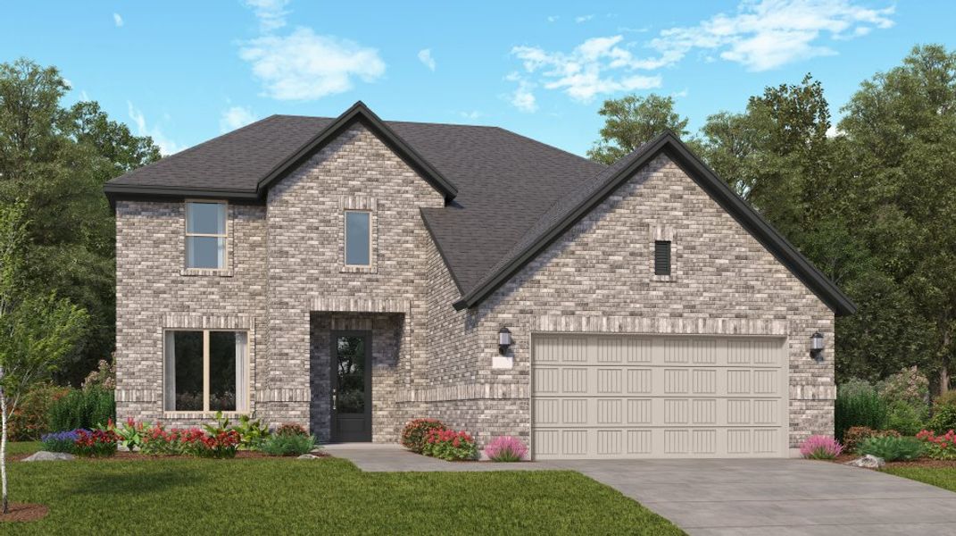 New construction Single-Family house Wakefield II, 31403 Dell Valley Lane, Hockley, TX 77447 - photo