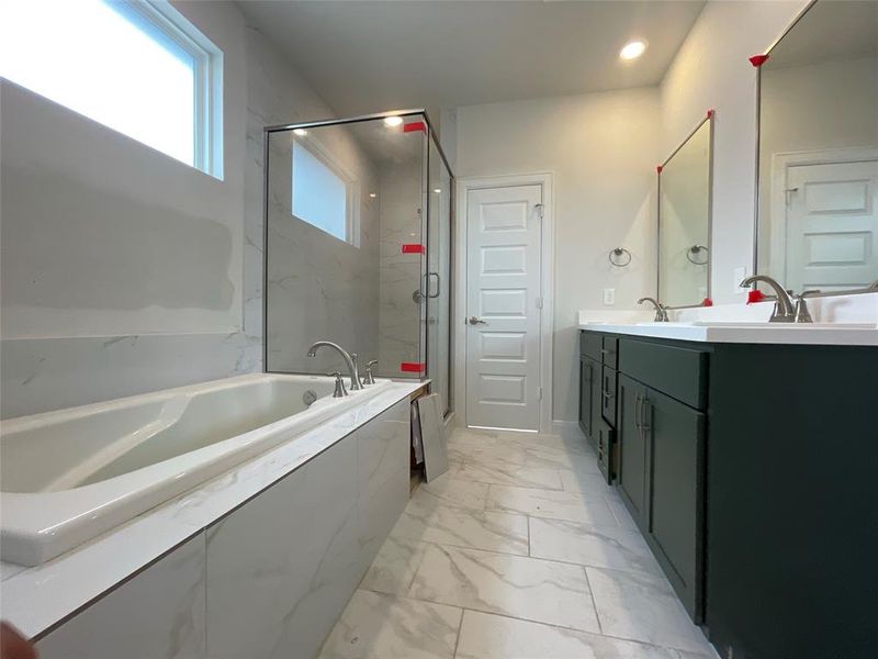 Current Stage Primary Bathroom in  Future Model Home - Plan 9295.