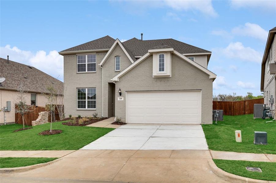 New construction Single-Family house 519 North Eagle Point Road, Van Alstyne, TX 75495 Premier Series - Hickory- photo
