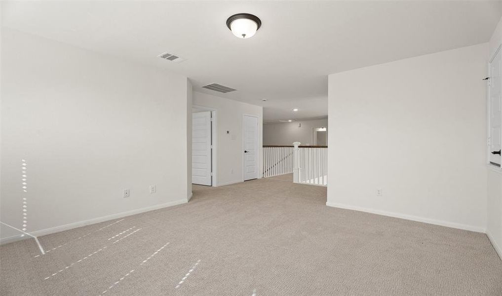 Upstairs activity room (*Photo not of actual home and used for illustration purposes only.)