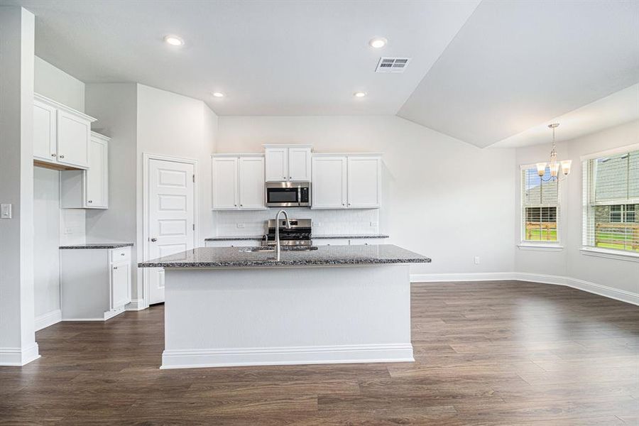 Kitchen and Breakfast Area