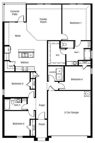 D.R. Horton's Texas Cali floorplan - All Home and community information, including pricing, included features, terms, availability and amenities, are subject to change at any time without notice or obligation. All Drawings, pictures, photographs, video, square footages, floor plans, elevations, features, colors and sizes are approximate for illustration purposes only and will vary from the homes as built.