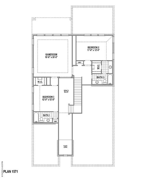 Plan 1571 2nd Floor