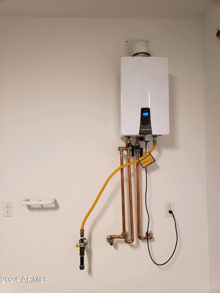 Lot 183- tankless water heater and soft