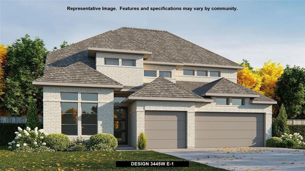 New construction Single-Family house Design 3445W, 1727 Opal Field Lane, Richmond, TX 77469 - photo