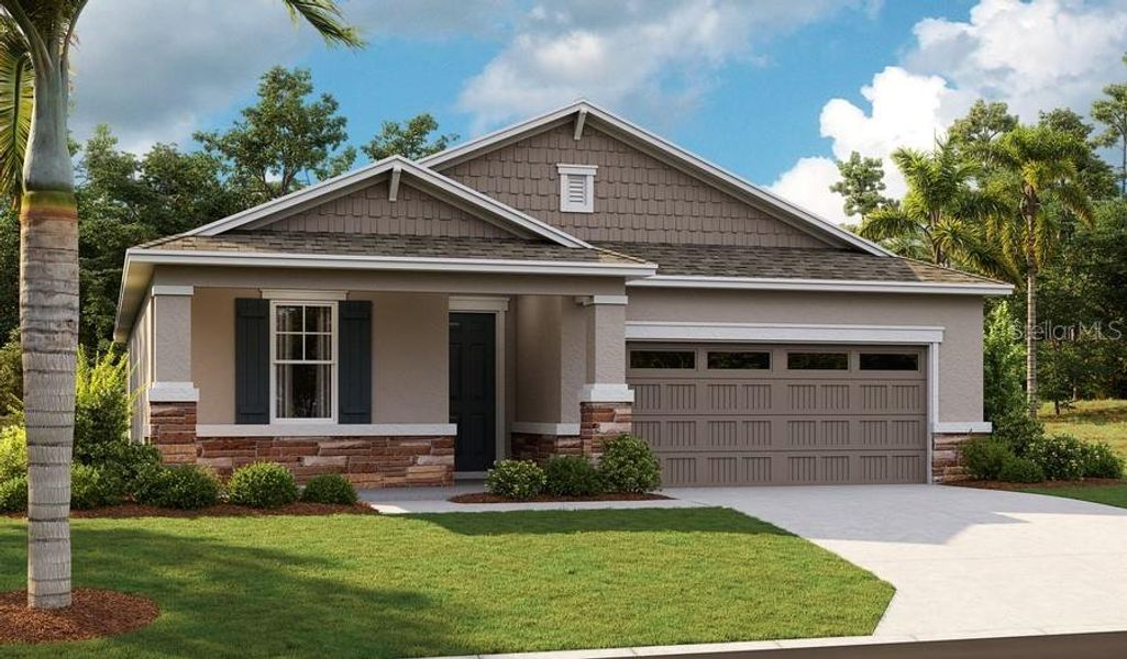 New construction Single-Family house 947 Griffon Avenue, Lake Alfred, FL 33850 Slate- photo
