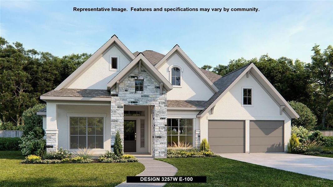 New construction Single-Family house Design 3257W, 124 Founders Grove Loop, Willis, TX 77318 - photo