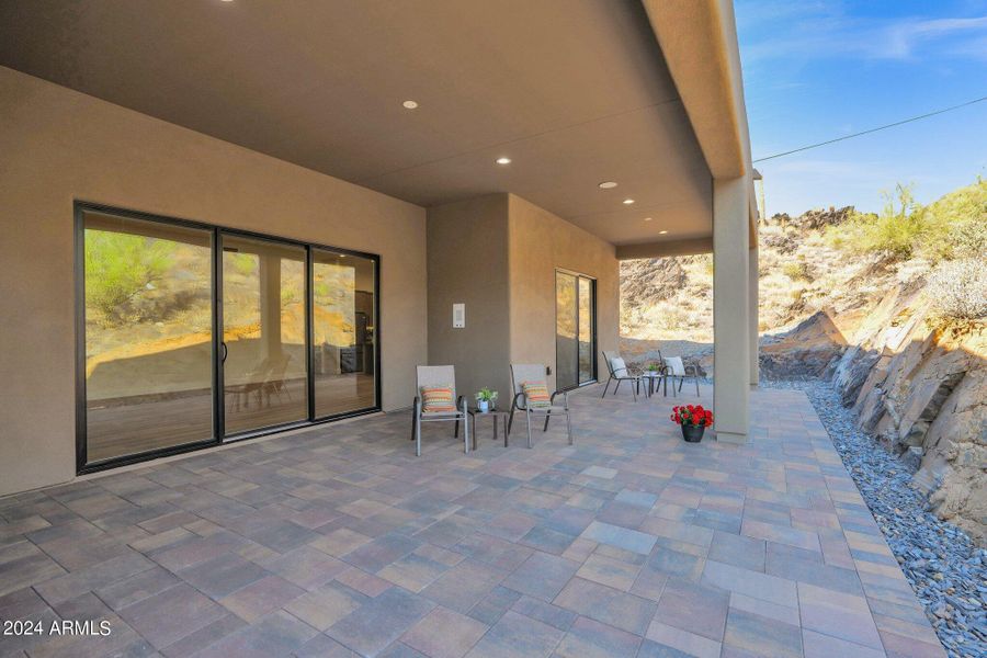 Long Shaded Patio