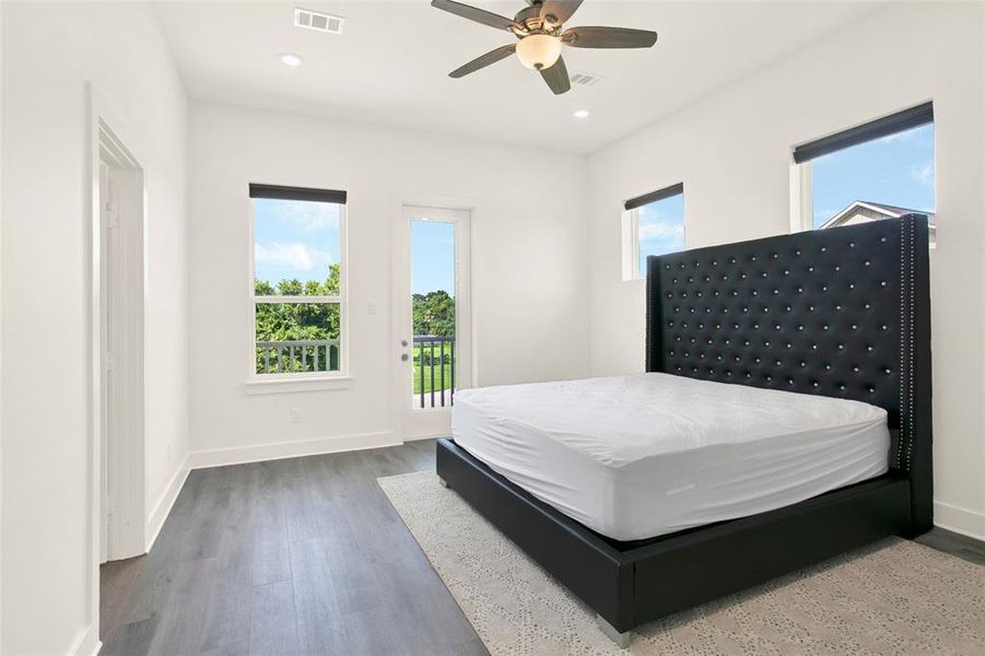 Primary Bedroom quite large...Seller has never spent the night since purchase.