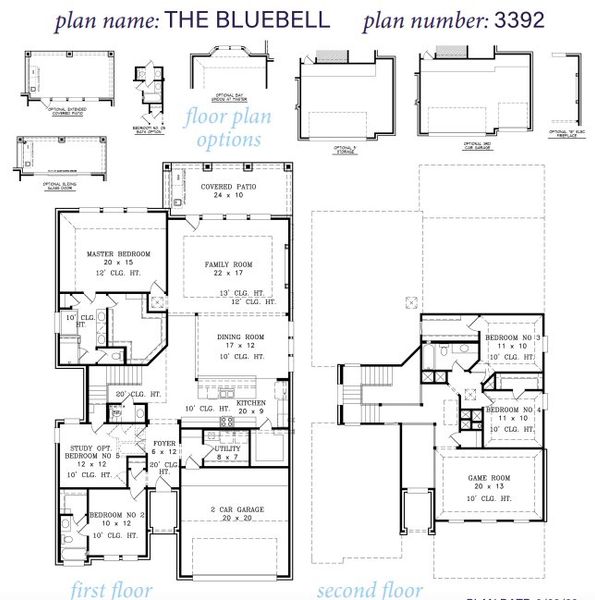 New construction Single-Family house Bluebell 3392, 29627 Apple Glen Court, Fulshear, TX 77423 - photo