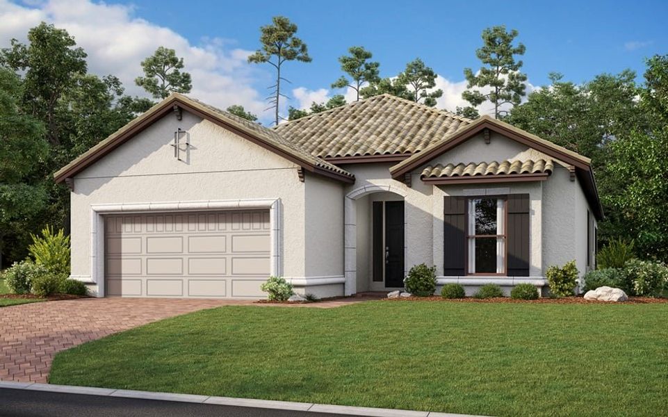 New construction Single-Family house Lazio, 4268 Rosatti Road, Wesley Chapel, FL 33545 - photo
