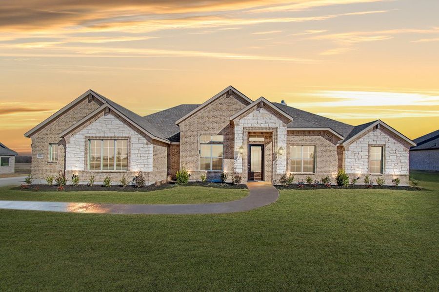 New construction Single-Family house Concept 2915, 14700 South County Line Road, New Fairview, TX 76247 - photo