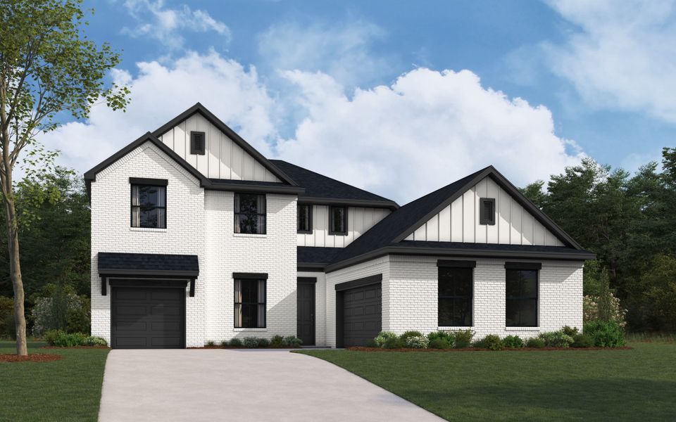 New construction Single-Family house The Shenandoah II, 16812 Eastern Red Boulevard, Fort Worth, TX 76247 - photo