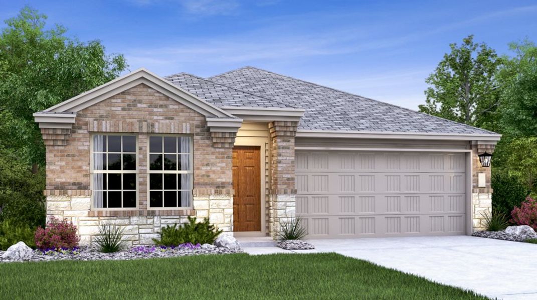 New construction Single-Family house 373 Sonterra Drive, San Marcos, TX 78666 Duff- photo
