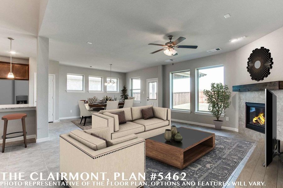 The Clairmont - Family Room