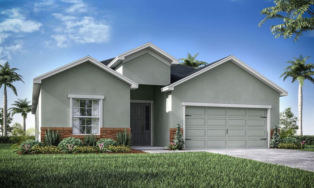 New construction home for sale in Haines City, Florida!