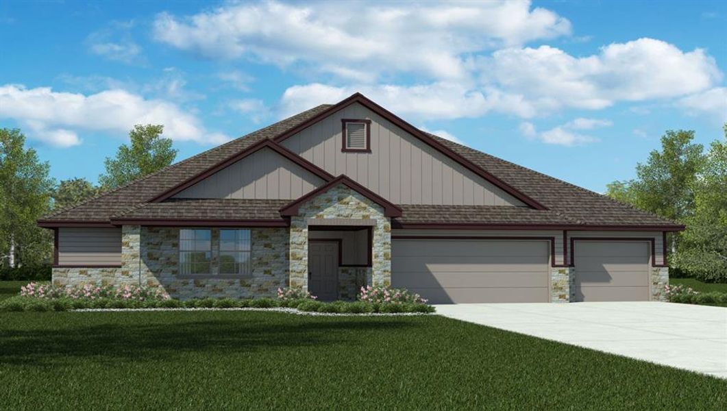 New construction Single-Family house 15054 Planeview Dr, Salado, TX 76571 Parker II- photo
