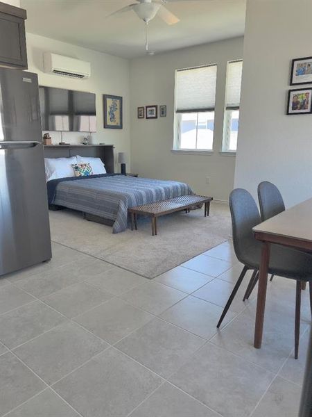 Kitchen includes a spacious breakfast nook. Option to include garage apartment / ADU furnishings at a discount for continued rental income.