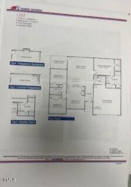 1707 FLOOR PLAN