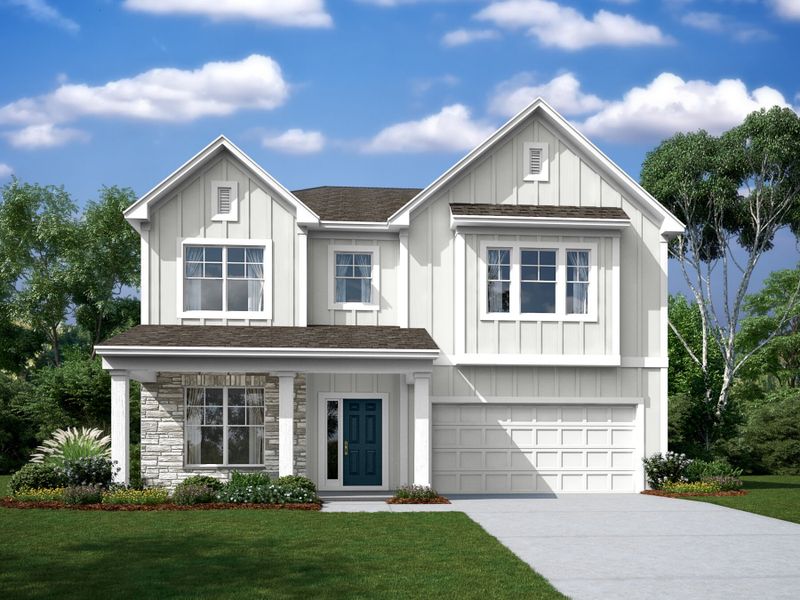 New construction Single-Family house The Fenmore - Signature Series, 305 Odell School Road, Concord, NC 28027 - photo