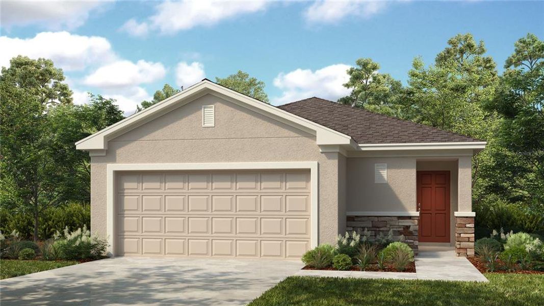 New construction Single-Family house 5684 Le Marin Way, Kissimmee, FL 34758 Spruce- photo