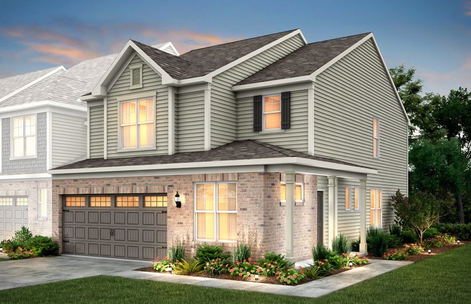 New construction Townhouse house Stetson, 1821 Teachers House Road, Concord, NC 28027 - photo