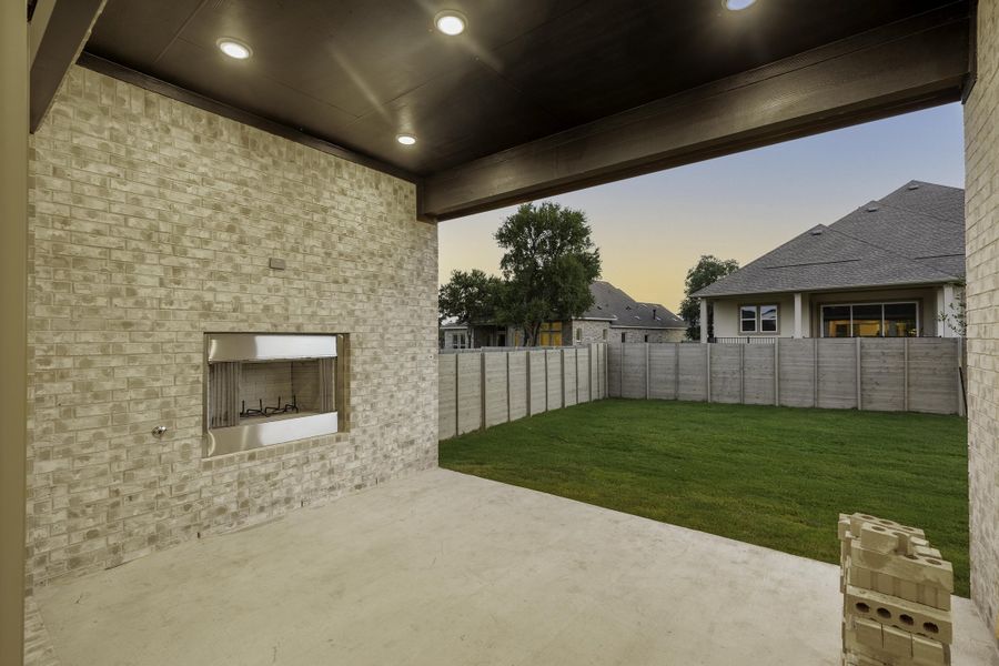 Parkhill outdoor living area