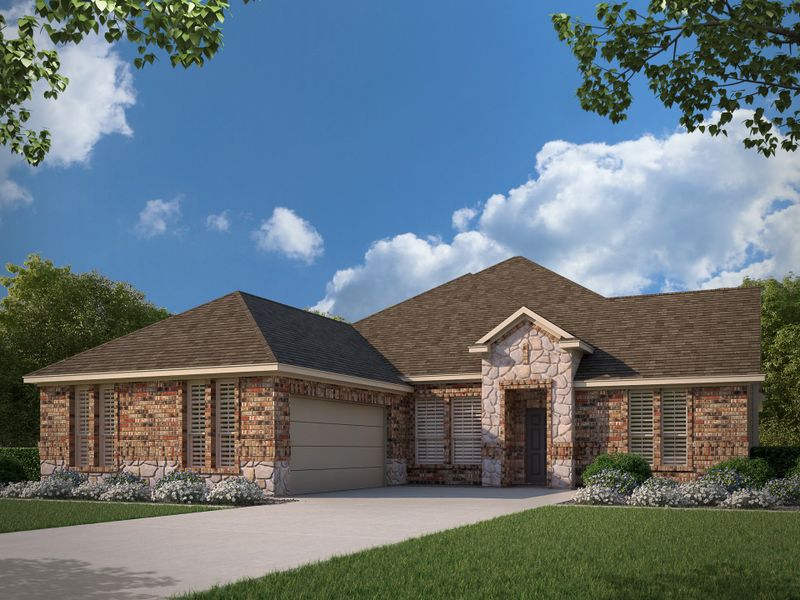 4009 Foot Hills Drive | Concept 2404 at Villages of Walnut Grove in Midlothian, TX by Landsea Homes