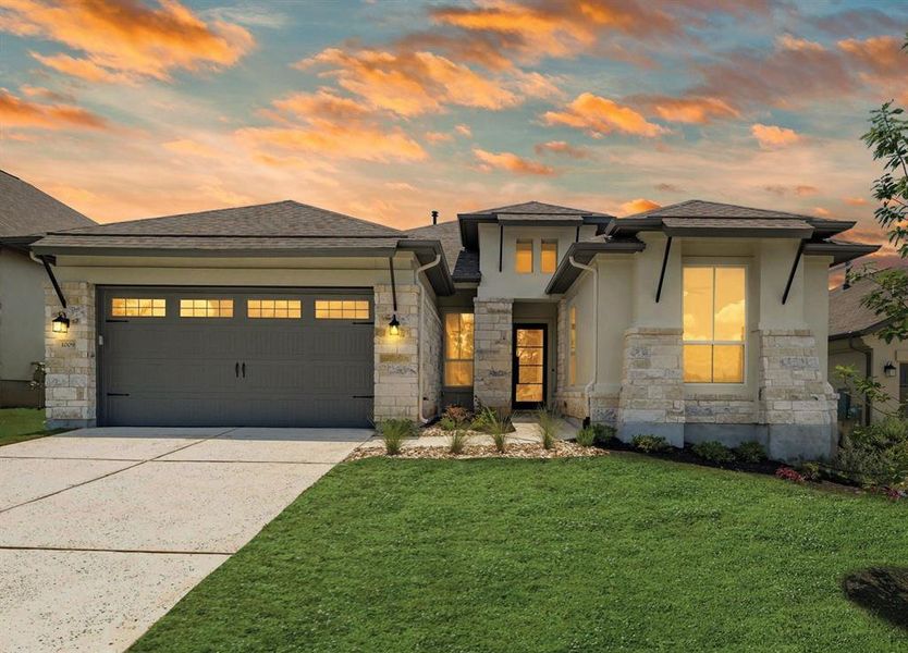 New construction Single-Family house 1009 Turning Leaf, Georgetown, TX 78628 San Carlos- photo
