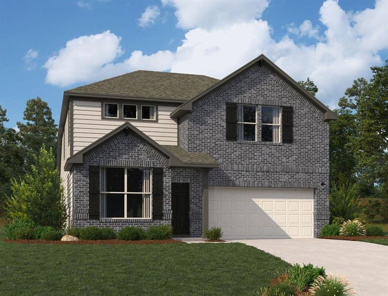 New construction Single-Family house 14330 Lunan Drive, Texas City, TX 77568 Austin Homeplan- photo