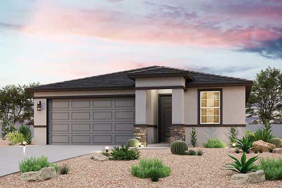 New construction Single-Family house 35180 W Mallorca Ave, Maricopa, AZ 85138 Plan 21- photo