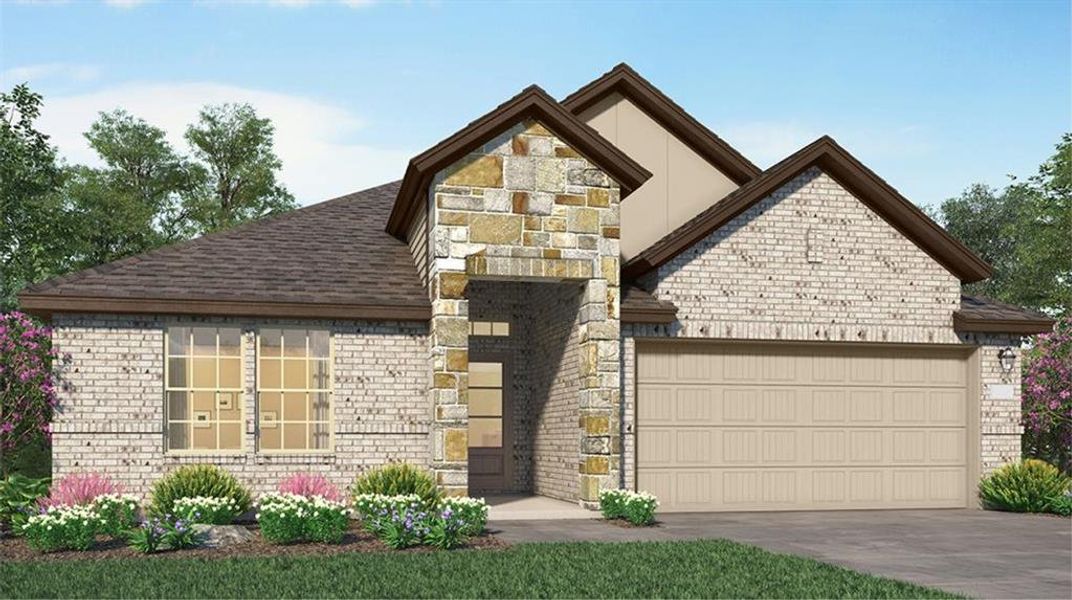 New construction Single-Family house 23405 Sentosa Bluff Court, New Caney, TX 77357 Brenham II- photo