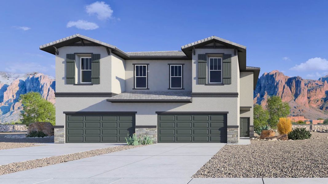 New construction Duplex house Reno, 5942 East Cat Balue Drive, Phoenix, AZ 85054 - photo