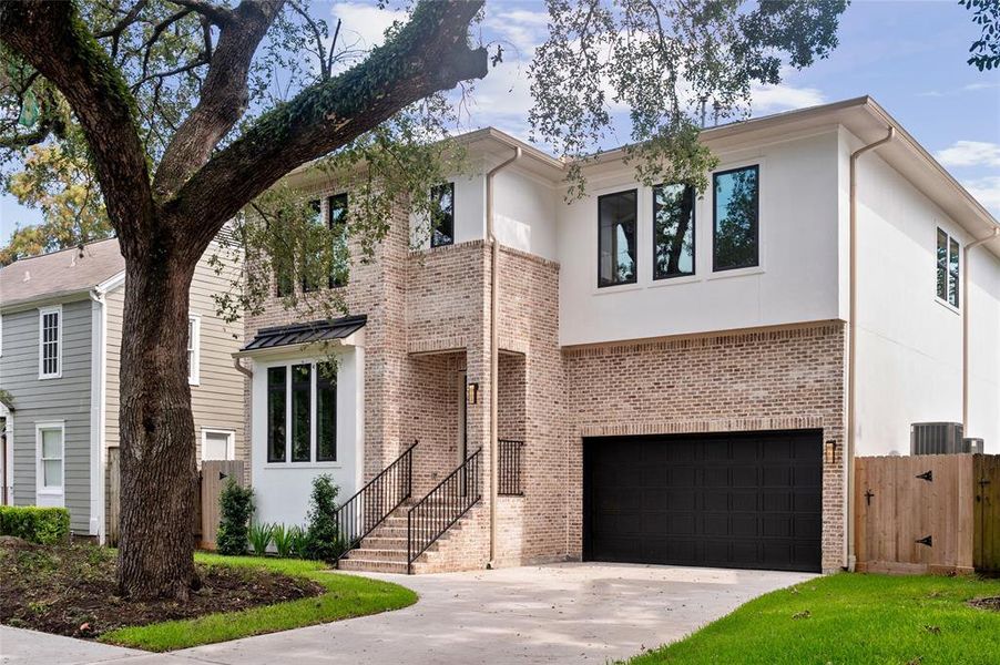 Double car wide driveway.