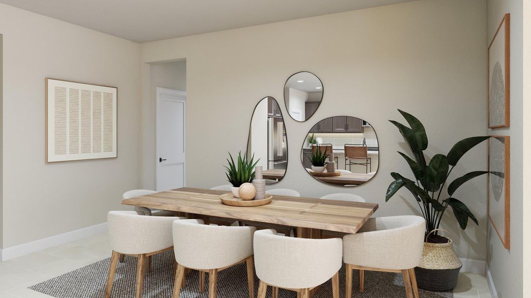 Dining Room | Gila | Wildera – Valley Series | New Homes in San Tan Valley, AZ | Landsea Homes