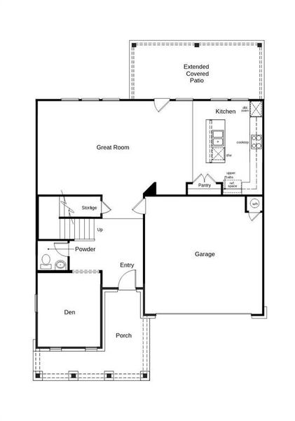 This floor plan features 3 bedrooms, 2 full baths, 1 half bath, and over 2,400 square feet of living space