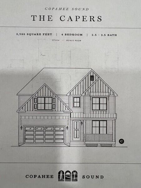 New construction Single-Family house 3894 Watson View Drive, Awendaw, SC 29429 Capers - Watson View At Copahee Sound- photo