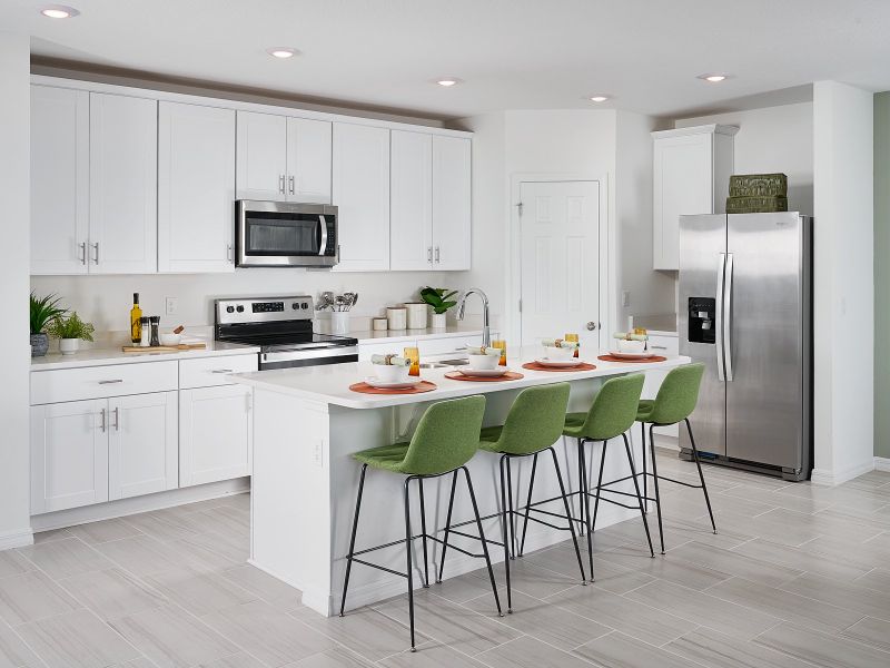 Kitchen in the Foxglove plan