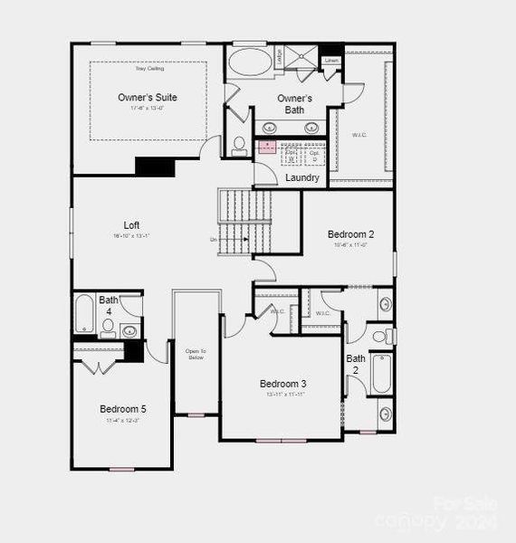 Structural options added include: first floor guest suite with full bath and walk in shower, fireplace, tray ceiling in dining room and owner’s suite, laundry tub , butler’s pantry, gourmet kitchen, and owner’s bath 2.