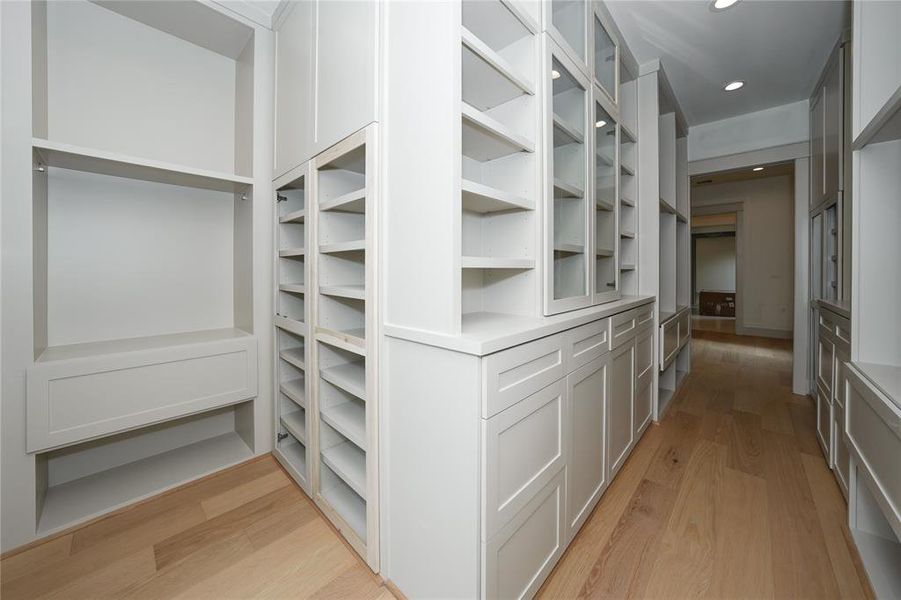 built ins and drawers for easy organizing similar to this photo.